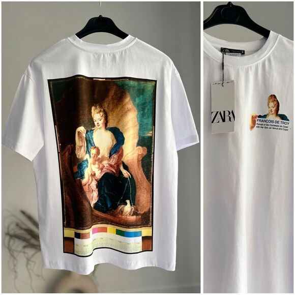 ZARA FRANCOIS DE TROY T-SHIRT
WHITE - Picture 1 of 2